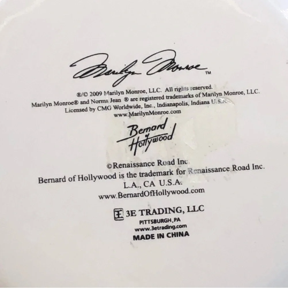 2 Marilyn Monroe Collectors Plates Bernard Of Hollywood - Picture 9 of 10